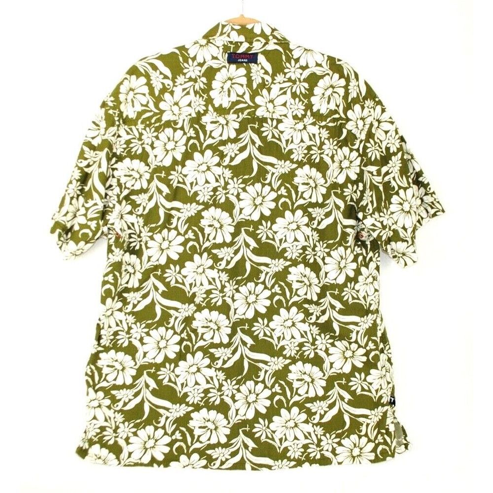 Vintage Tommy Hilfiger Tommy Jeans‎ Flower Hawaiin Shirt Size XL - Picture 2 of 3